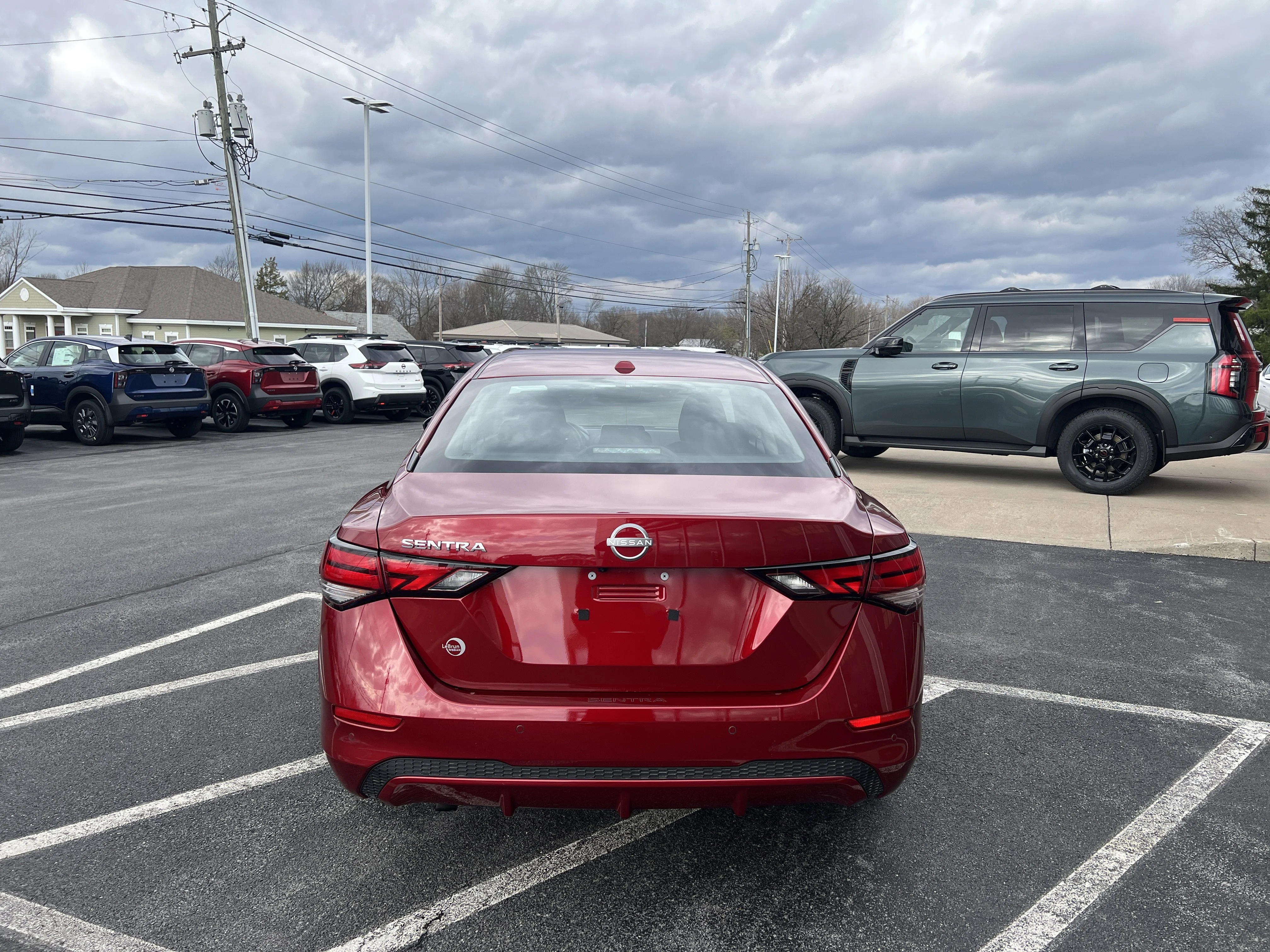 Certified Used 2025 Scarlet Ember Tintcoat Nissan SV image 8