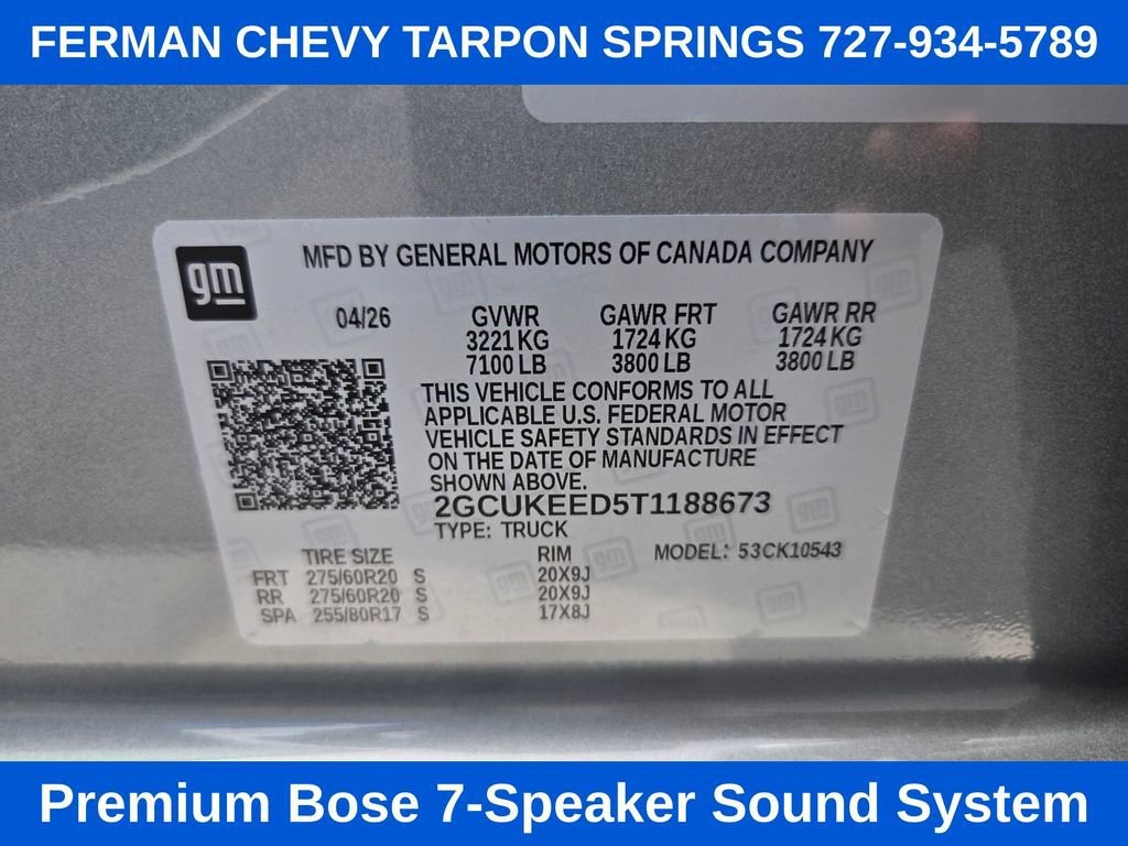 New 2026 Sterling Gray Metallic Chevrolet RST image 23