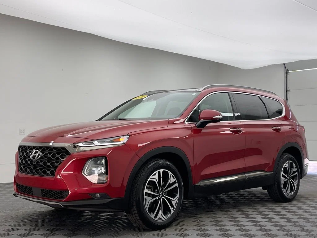Used 2020 Scarlet Red Hyundai Limited image 2