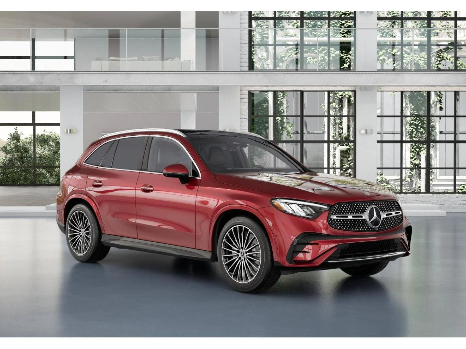 New 2026 MANUFAKTUR Patagonia Red Metallic Mercedes-Benz GLC 300 image 12