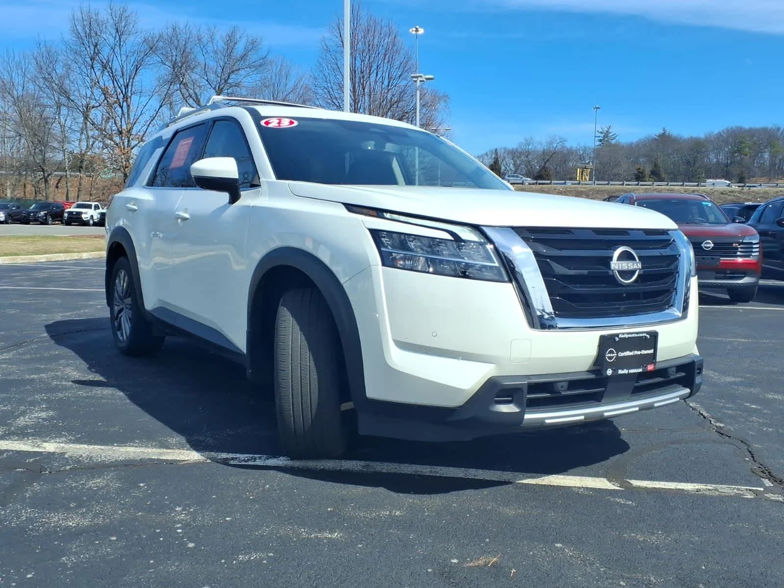 Certified Used 2023 Pearl White Tricoat Nissan SL image 3