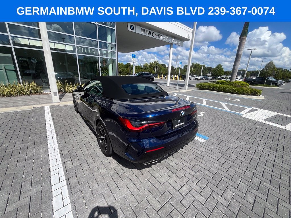 Certified Used 2023 Tanzanite Blue II Metallic BMW M440i image 5