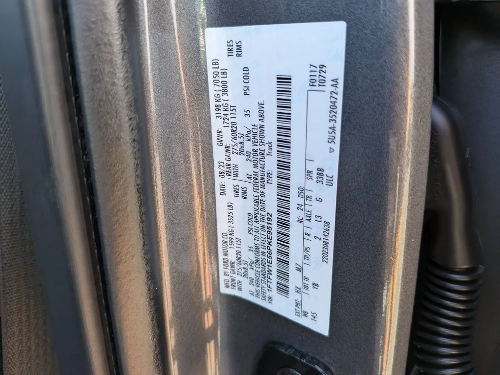 Used 2023 Antimatter Blue Metallic Ford XLT image 39