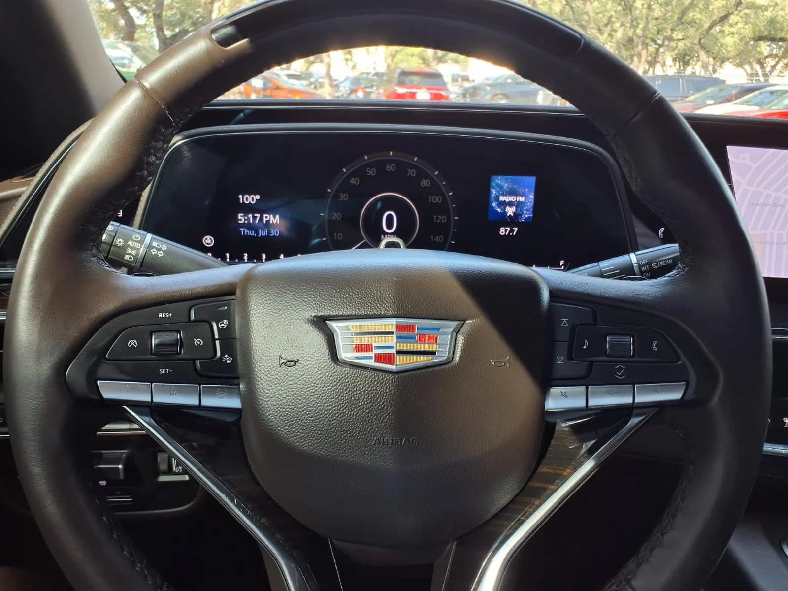 Used 2023 DARK MOON BLUE METALLIC Cadillac 4WD Premium Luxury image 31