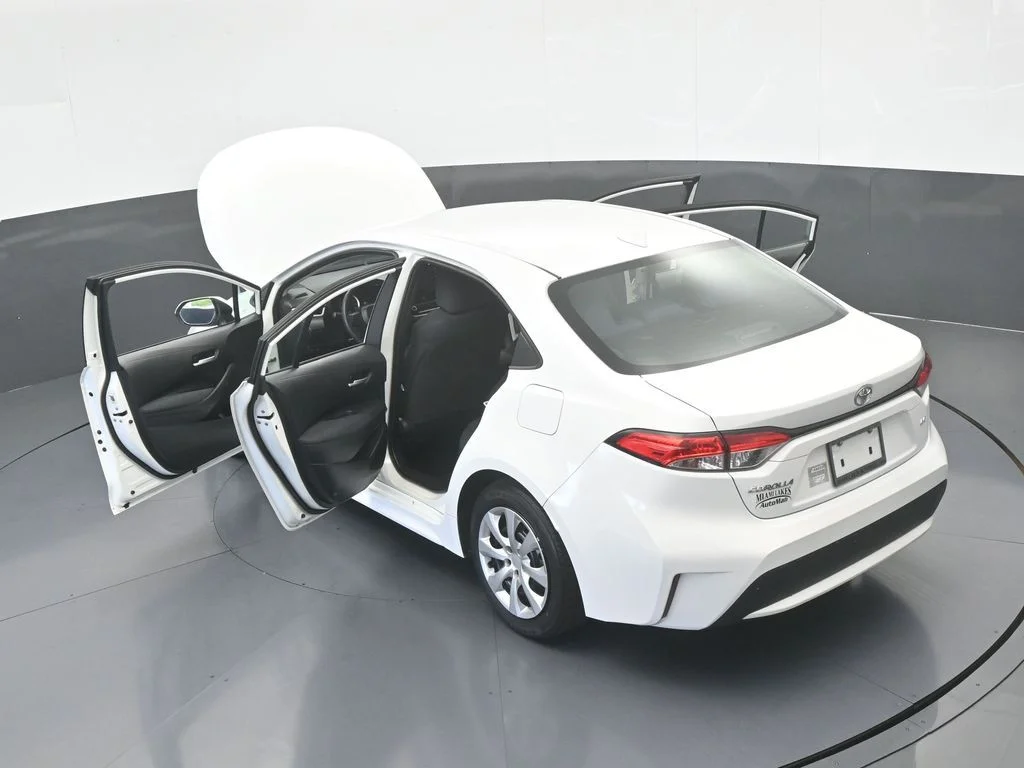 Used 2021 Super White Toyota LE image 55