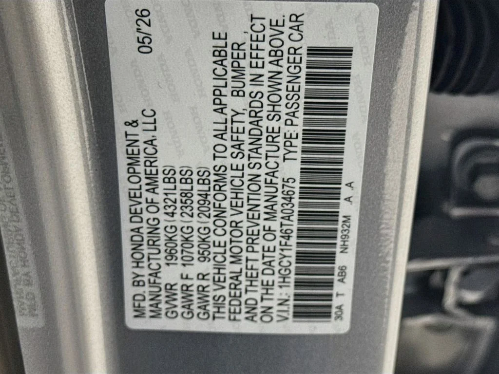 Used 2026 Silver Honda SE image 41