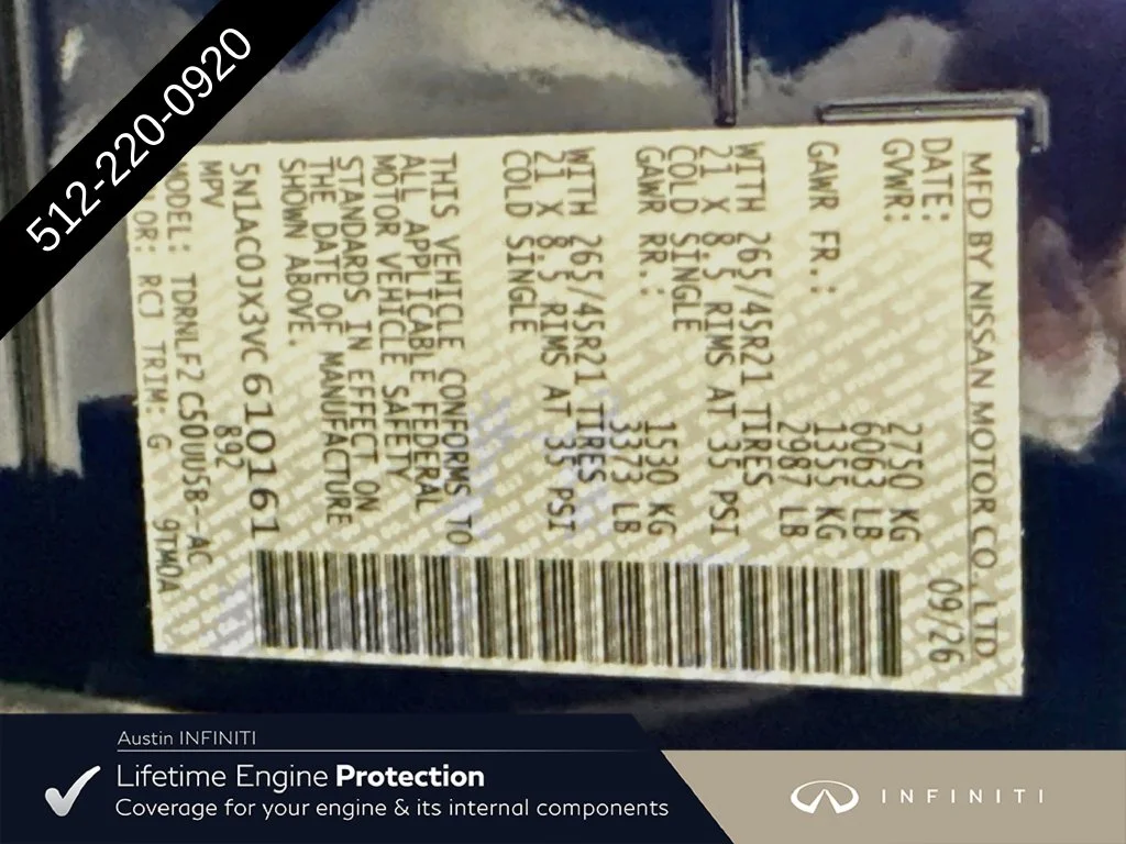 New 2027 Blue INFINITI AUTOGRAPH image 43