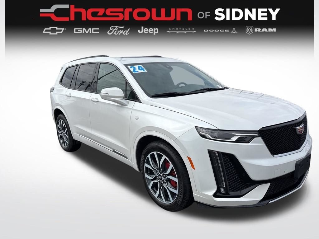 Used 2024 Crystal White Tri-Coat Cadillac Sport image 7
