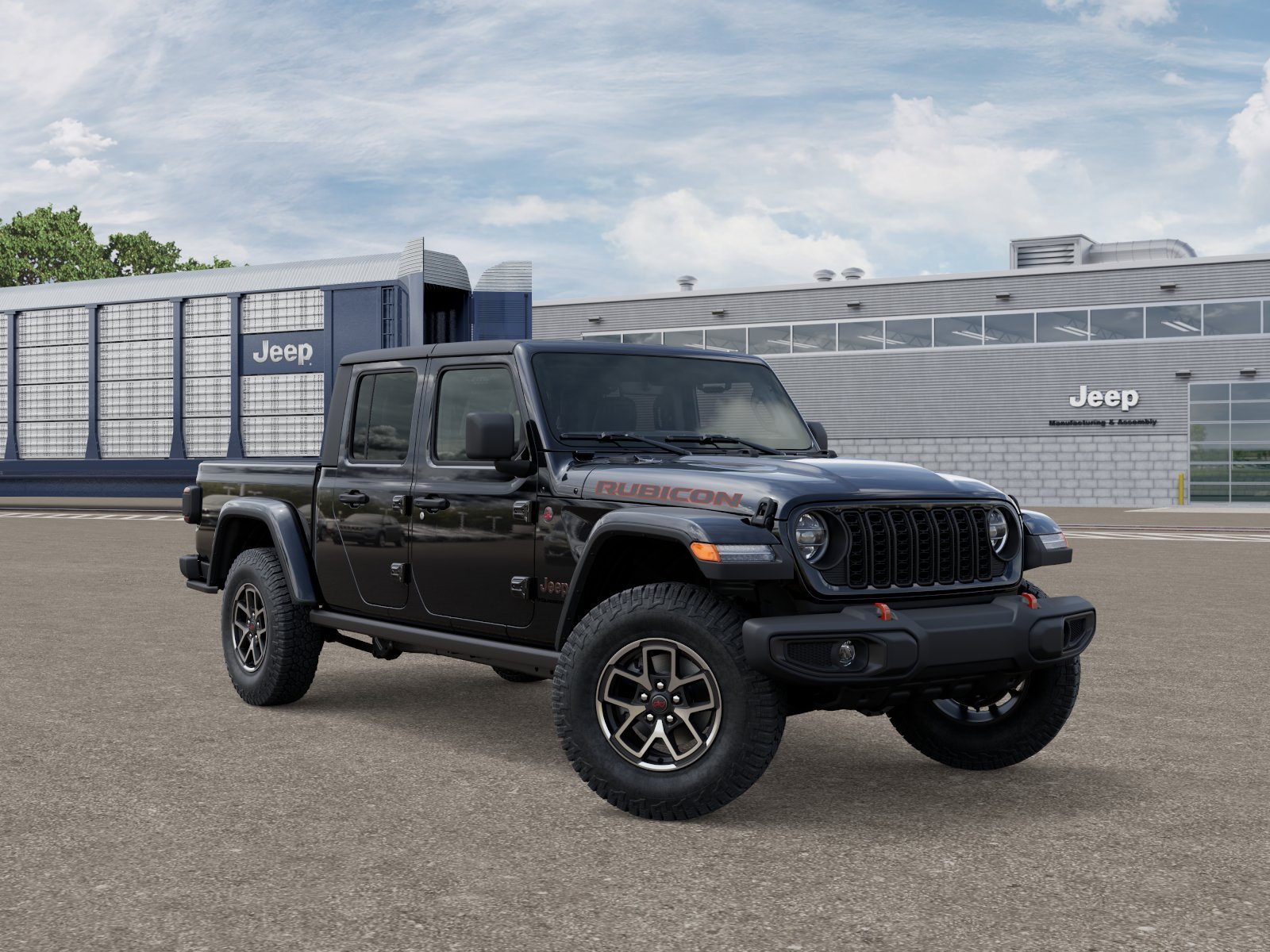 New 2027 Black Clearcoat Jeep Rubicon image 3