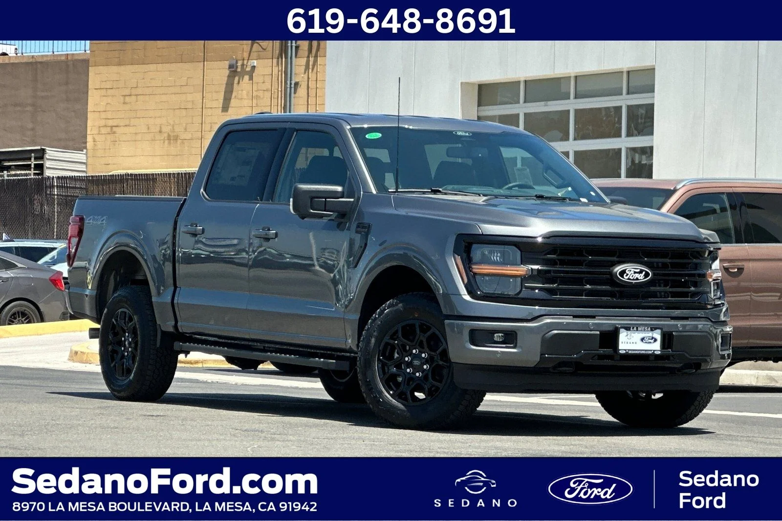 New 2026 Carbonized Gray Metallic Ford XLT image 1