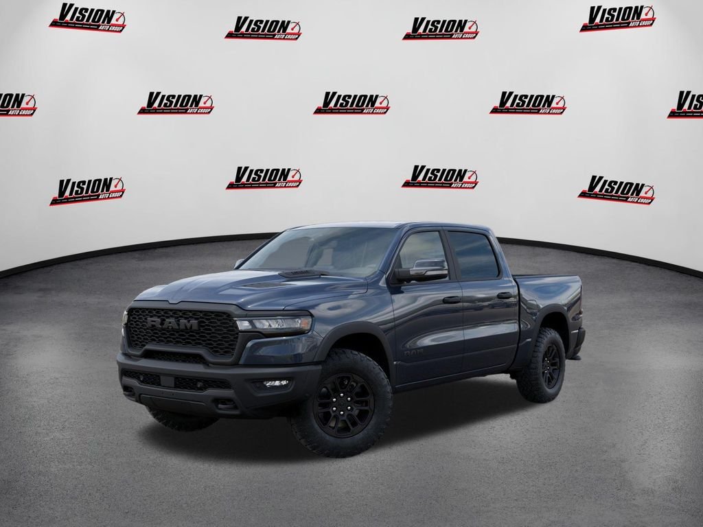 New 2026 Forged Blue Metallic Exterior Paint RAM Rebel image 1