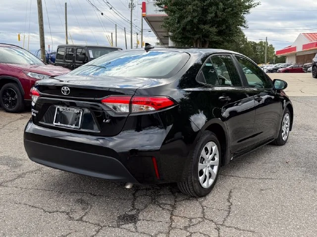 Used 2025 Midnight Black Metallic Toyota LE image 5