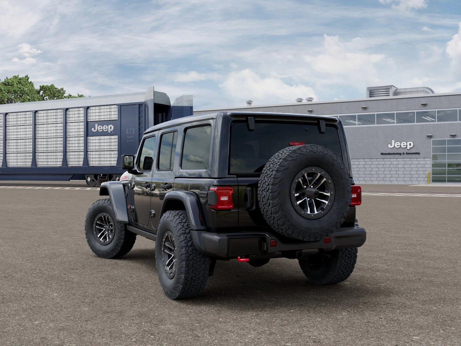 New 2026 Black Clear-Coat Exterior Paint Jeep  image 3