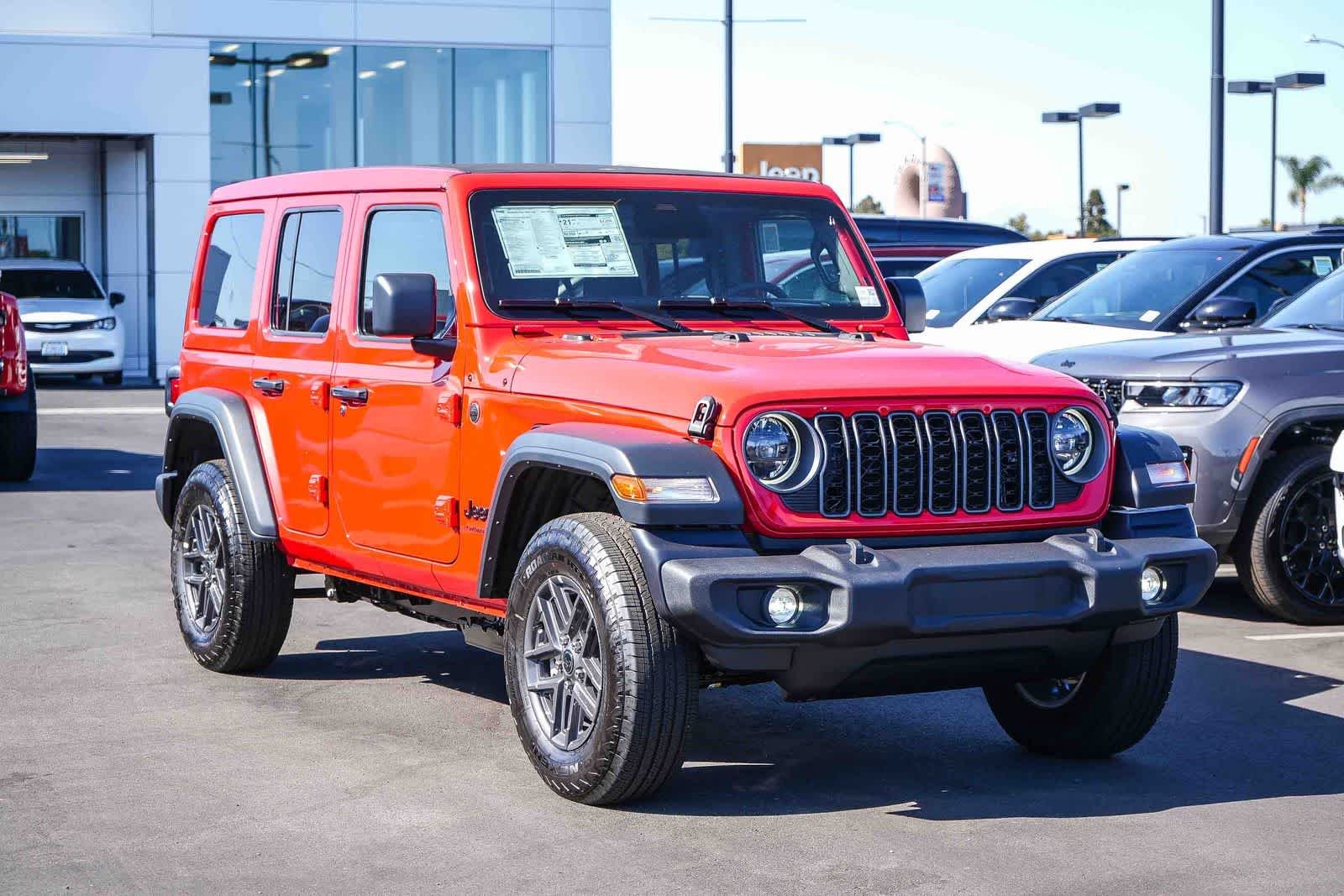 New 2026 Firecracker Red Clearcoat Jeep Sport S image 3