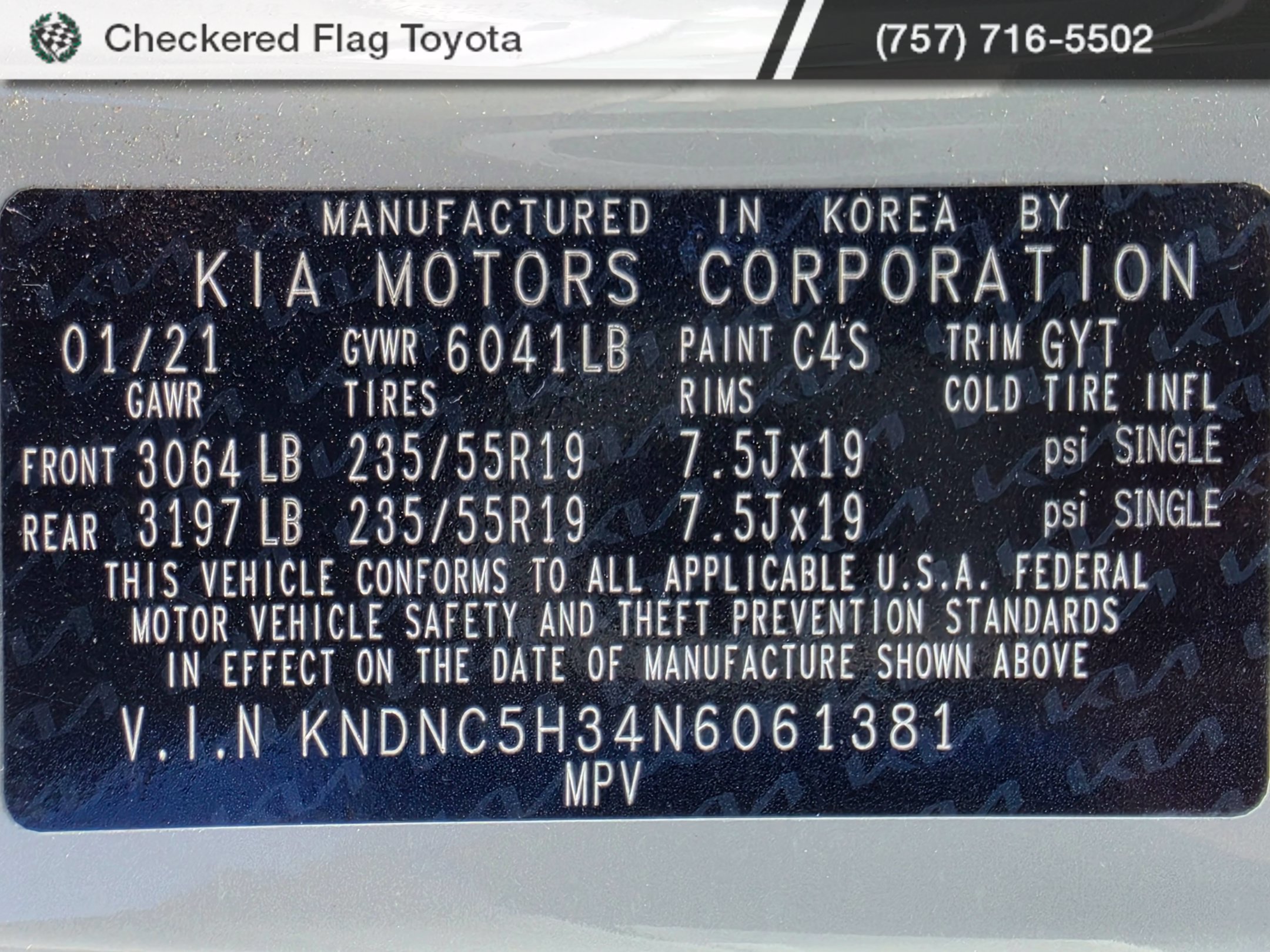 Used 2022 Ceramic Silver Kia EX image 21
