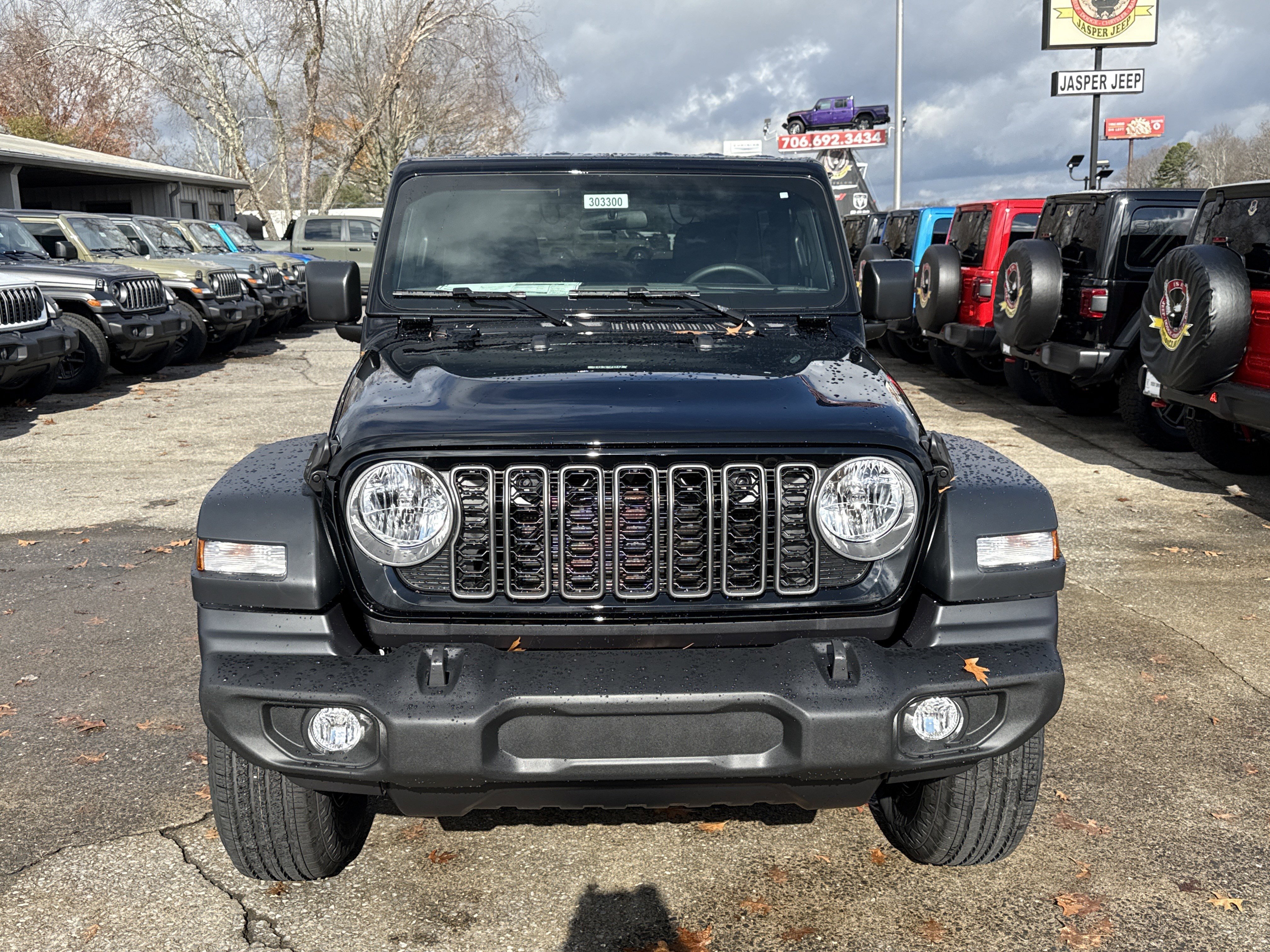 New 2026 Black Clearcoat Jeep Sport image 2