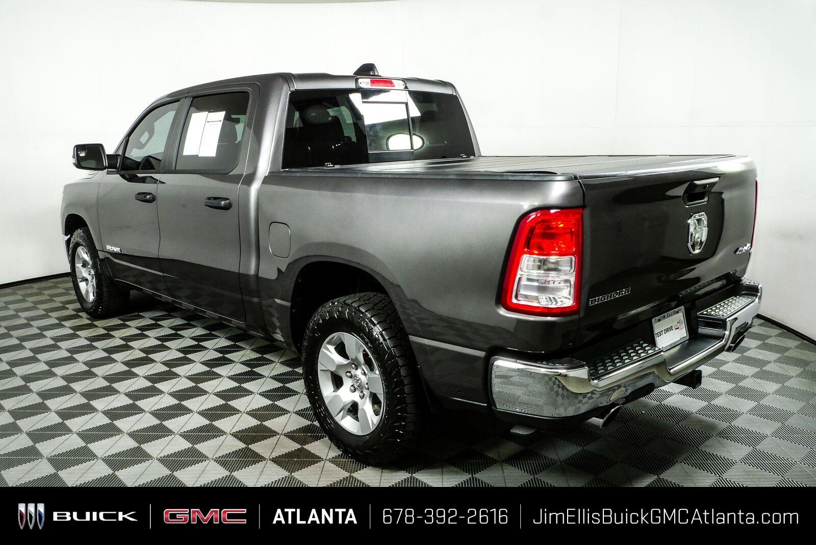 Used 2023 Granite Crystal Metallic Clearcoat Ram Big Horn image 28
