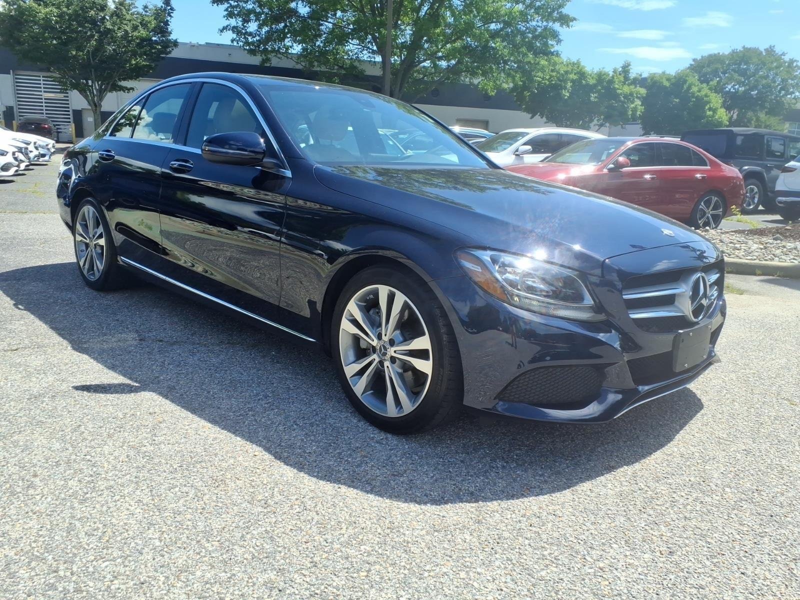 Used 2018 Lunar Blue Metallic Mercedes-Benz C 300 image 3