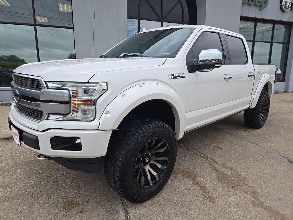 Used 2019 Ford F-150 Platinum with VIN 1FTEW1E43KFB81424 for sale in Kansas City