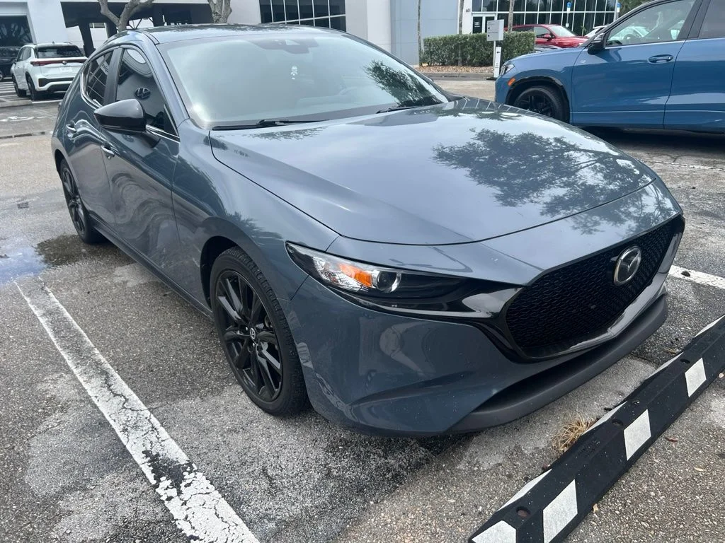 Used 2022 Gray Mazda Carbon Edition image 1