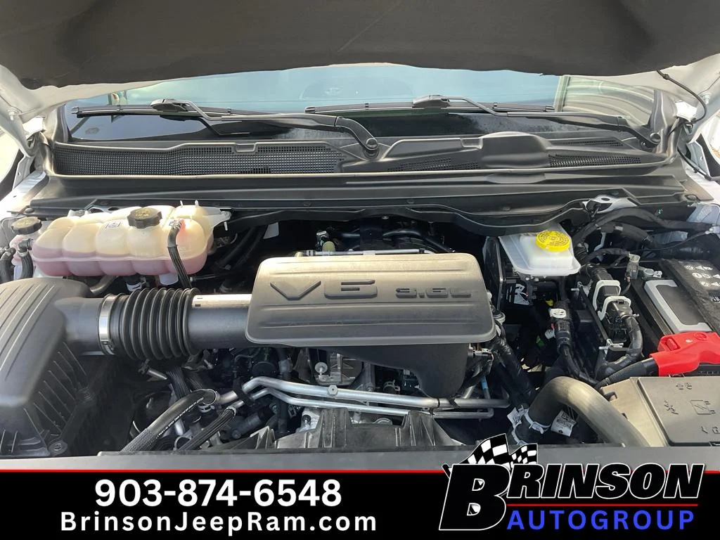 Used 2025 Bright White Clearcoat Ram Lone Star image 11