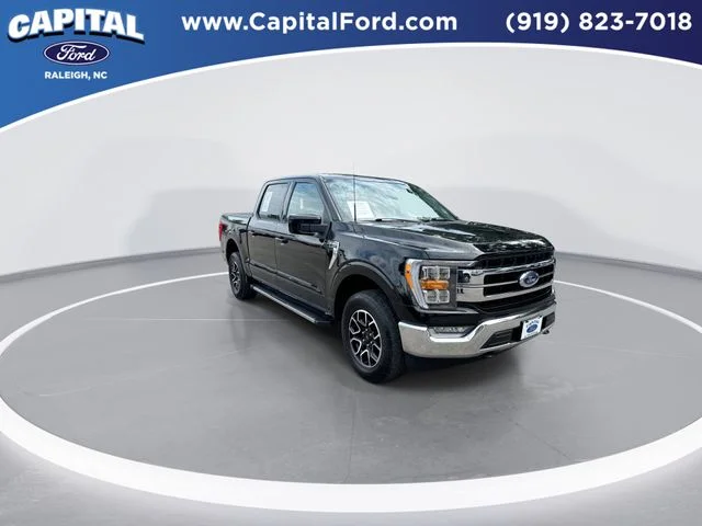 Used 2021 Black Ford Lariat image 2