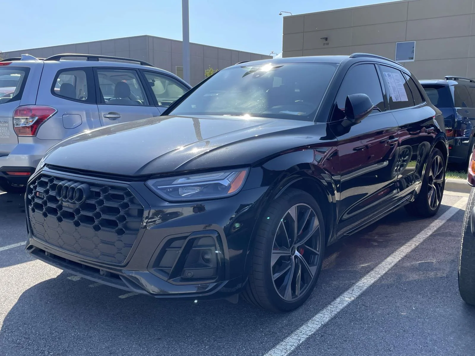 Used 2023 Mythos Black Metallic Audi Premium Plus image 2
