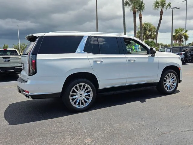 Used 2023 White Cadillac Premium Luxury image 7