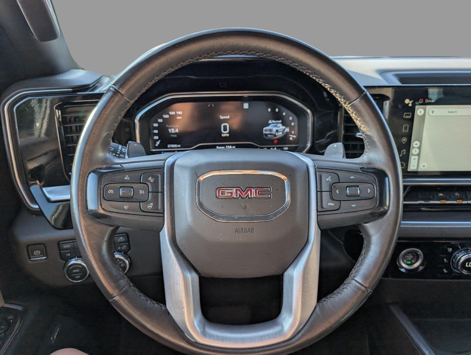 Used 2022 PACIFIC BLUE METALLIC GMC SLT image 26