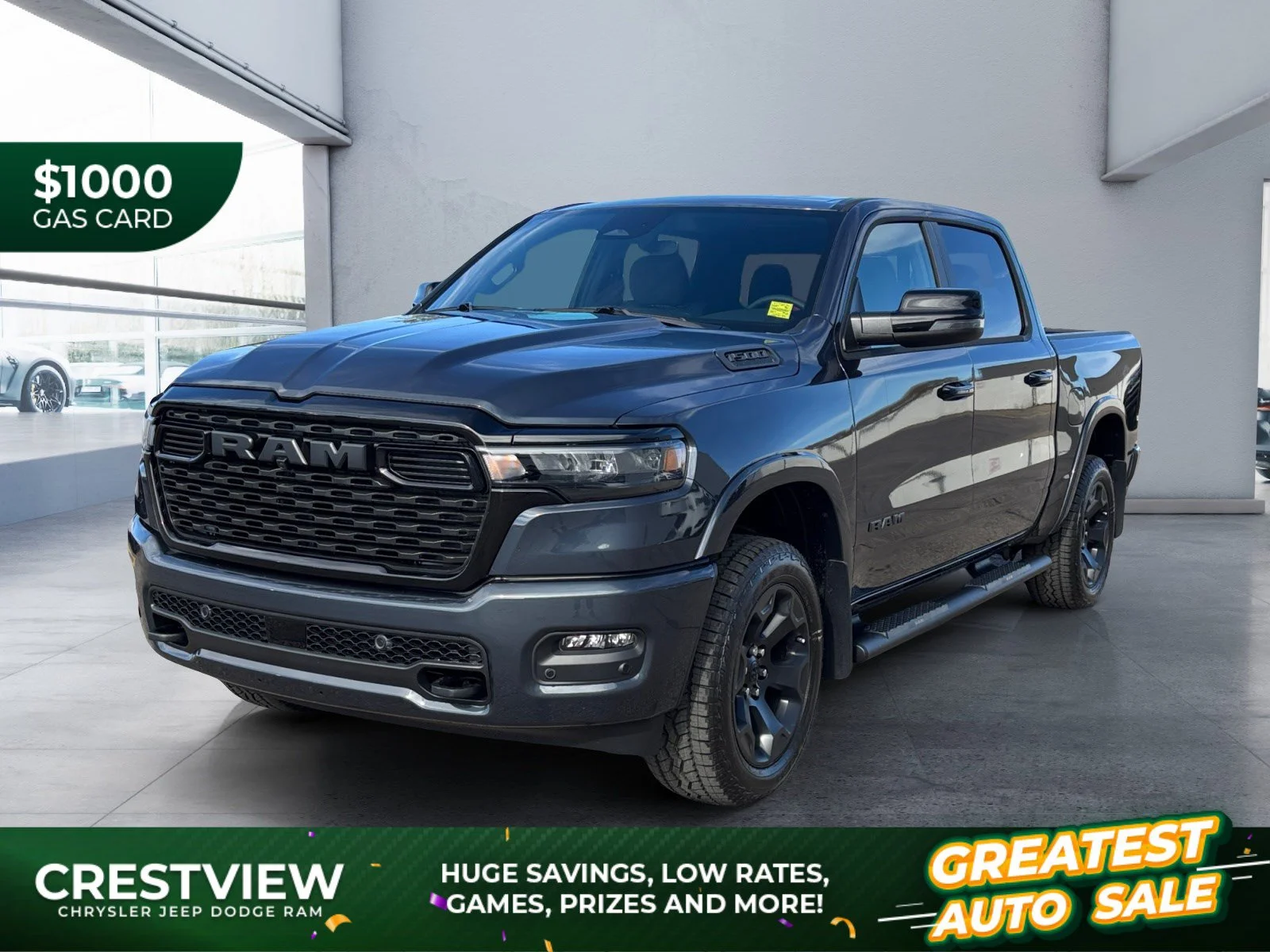 New 2027 Forged Blue Metallic Ram Big Horn image 1