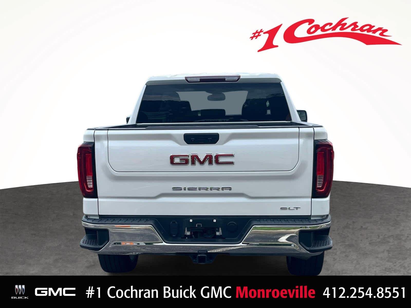 Used 2023 White Frost Tricoat GMC SLT image 12