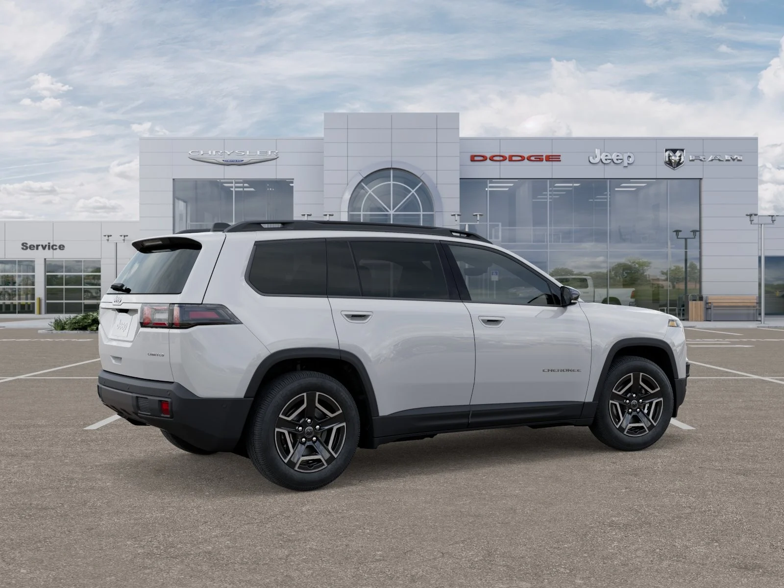 New 2026 Bright White Clear-Coat Exterior Paint Jeep Limited image 5