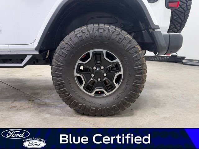 Certified Used 2020 Bright White Clearcoat Jeep Unlimited Rubicon image 8