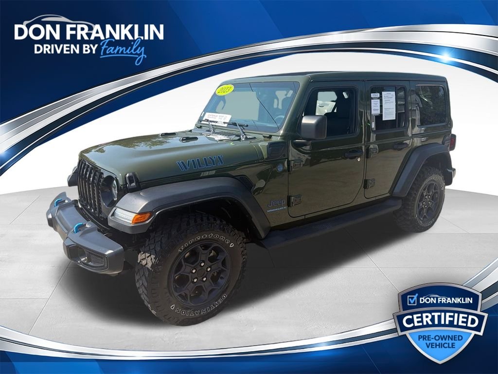 Used 2023 Green Jeep Willys 4xe image 1
