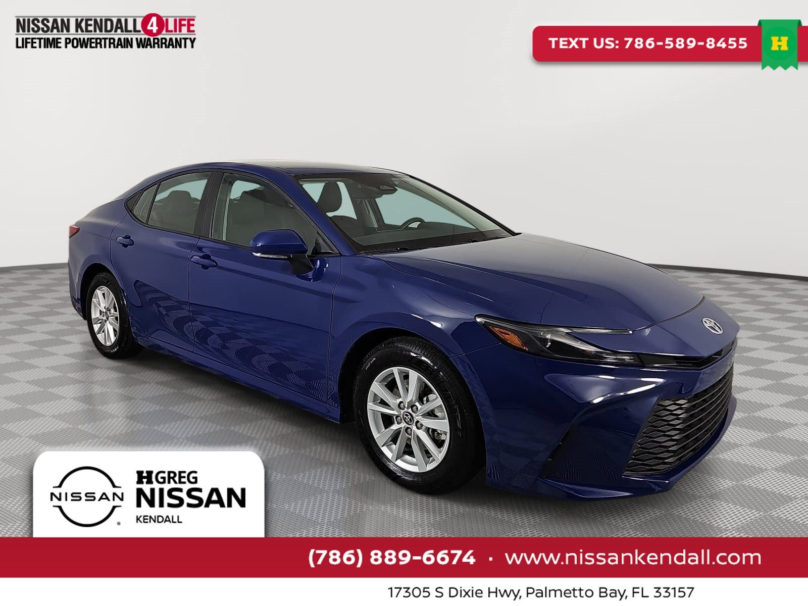Used 2026 Blue Toyota LE image 1