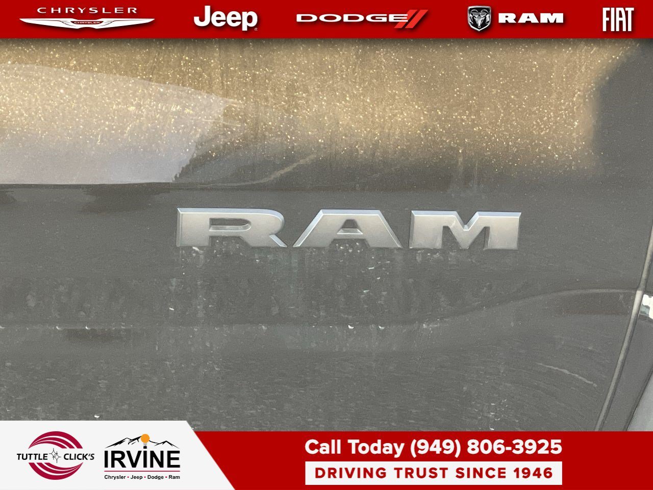 New 2026 Diamond Black Crystal Pearl-Coat Exterior Paint RAM RHO image 8