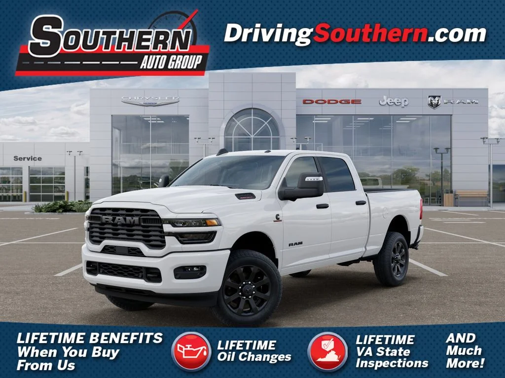 New 2026 Bright White Clear-Coat Exterior Paint RAM Big Horn image 1