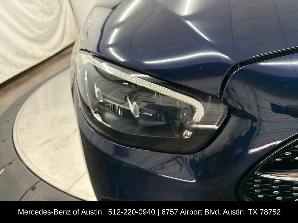 Certified Used 2021 Blue Mercedes-Benz E 350 image 11