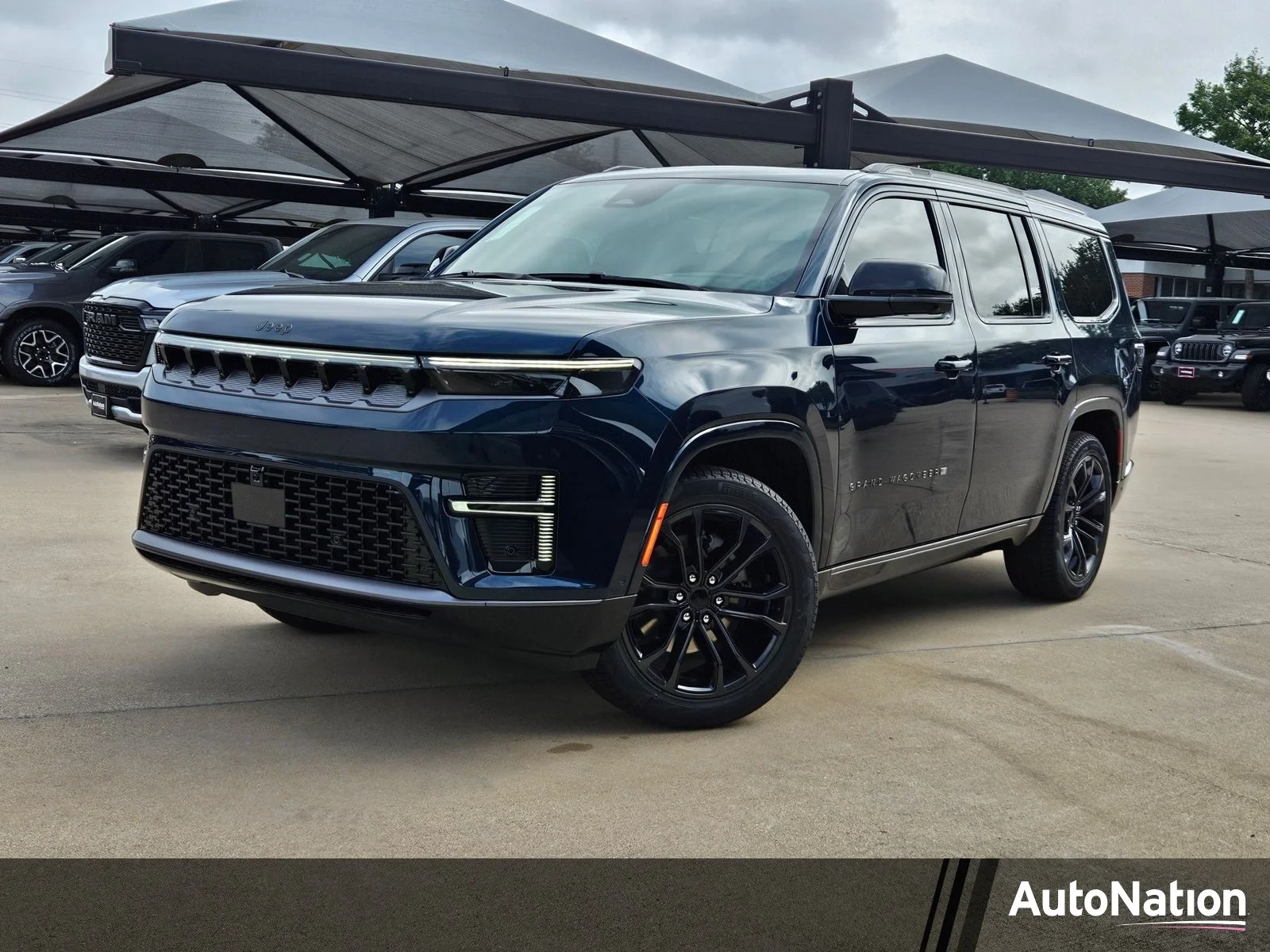 New 2026 Fathom Blue Pearlcoat Jeep Summit Obsidian image 1