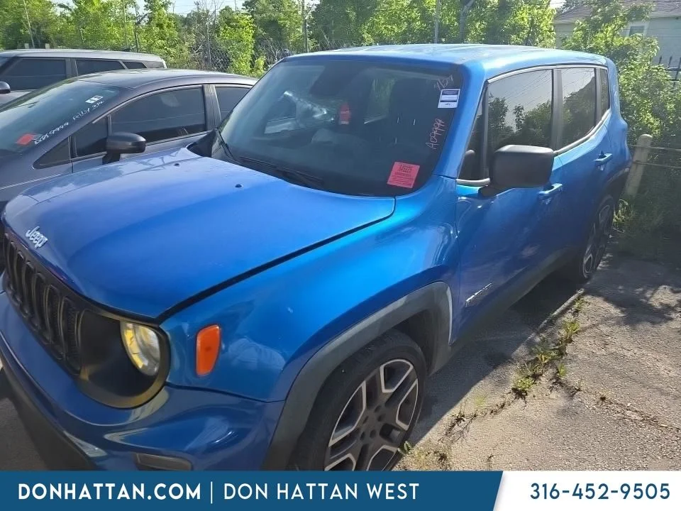Used 2020 Blue Jeep Sport image 1