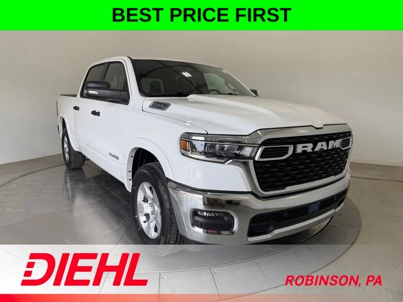 New 2026 Bright White Clear-Coat Exterior Paint RAM Big Horn/Lone Star image 1