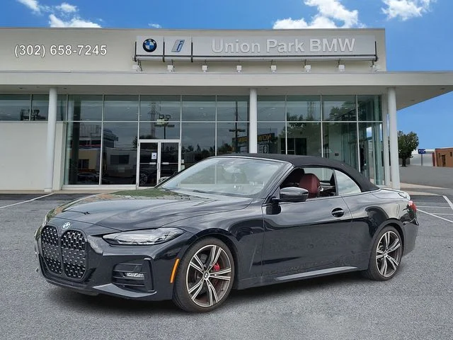 Certified Used 2024 Black Sapphire Metallic BMW 430i image 1