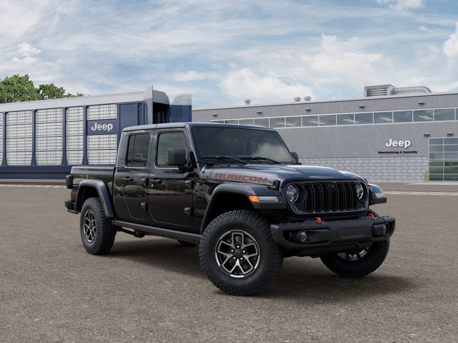 New 2026 Black Clear-Coat Exterior Paint Jeep Rubicon X image 24