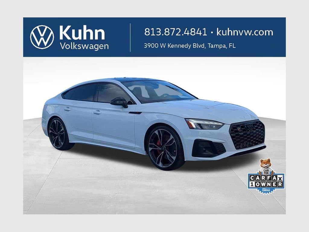Used 2023 White Audi Premium Plus image 1
