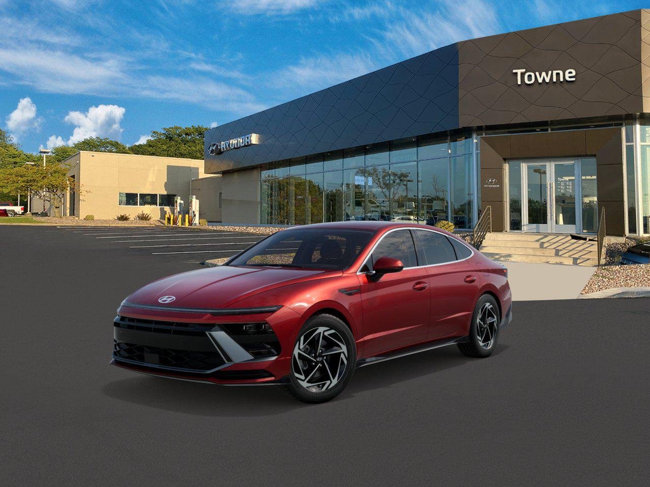 New 2026 Red Hyundai SEL Sport image 1