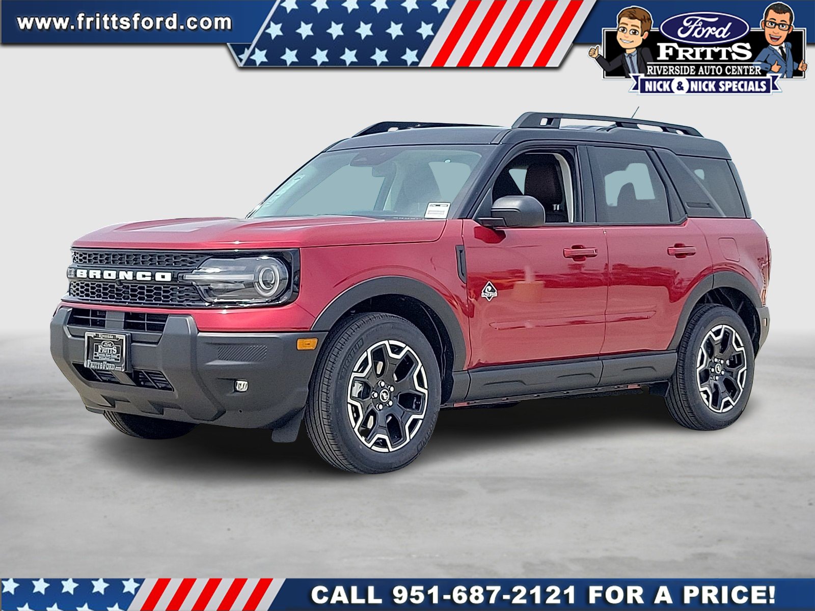 New 2026 Ruby Red Metallic Tinted Clearcoat Ford Outer Banks® image 1