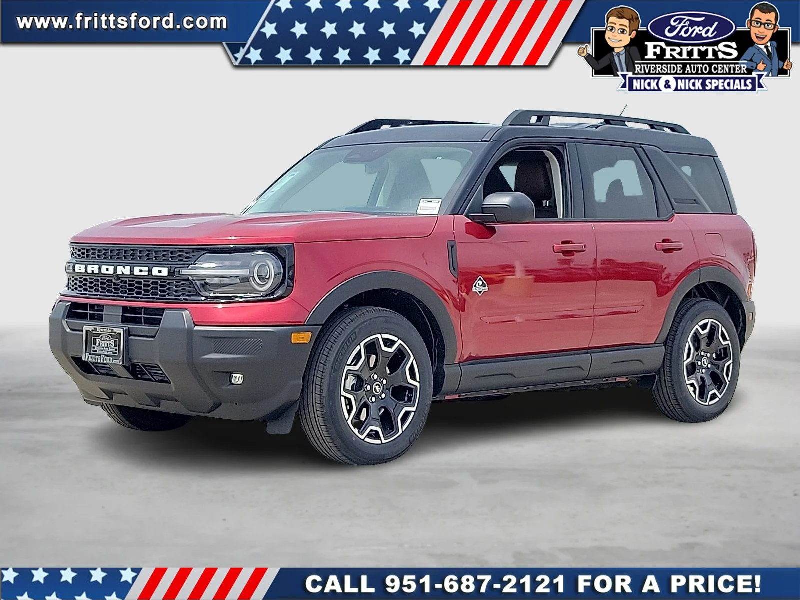 New 2026 Ruby Red Metallic Tinted Clearcoat Ford Outer Banks® image 1