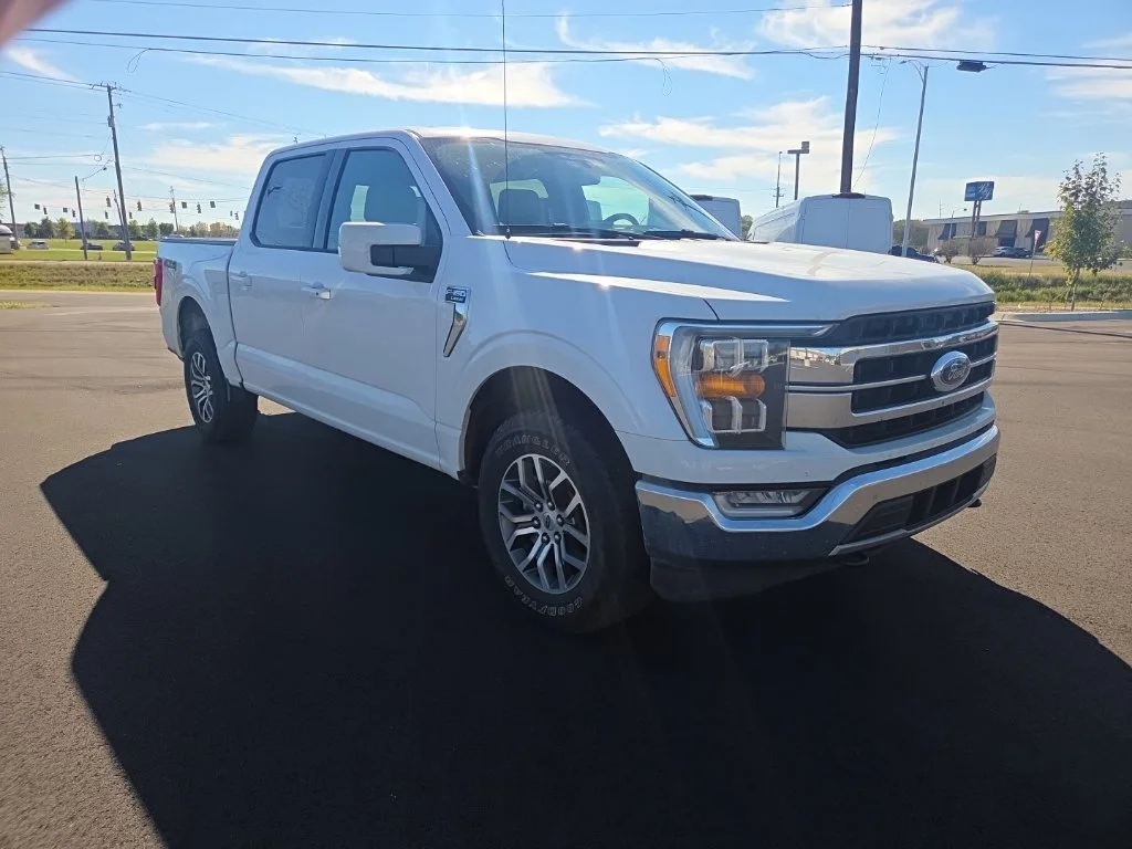 Certified Used 2021 White Ford Lariat image 1