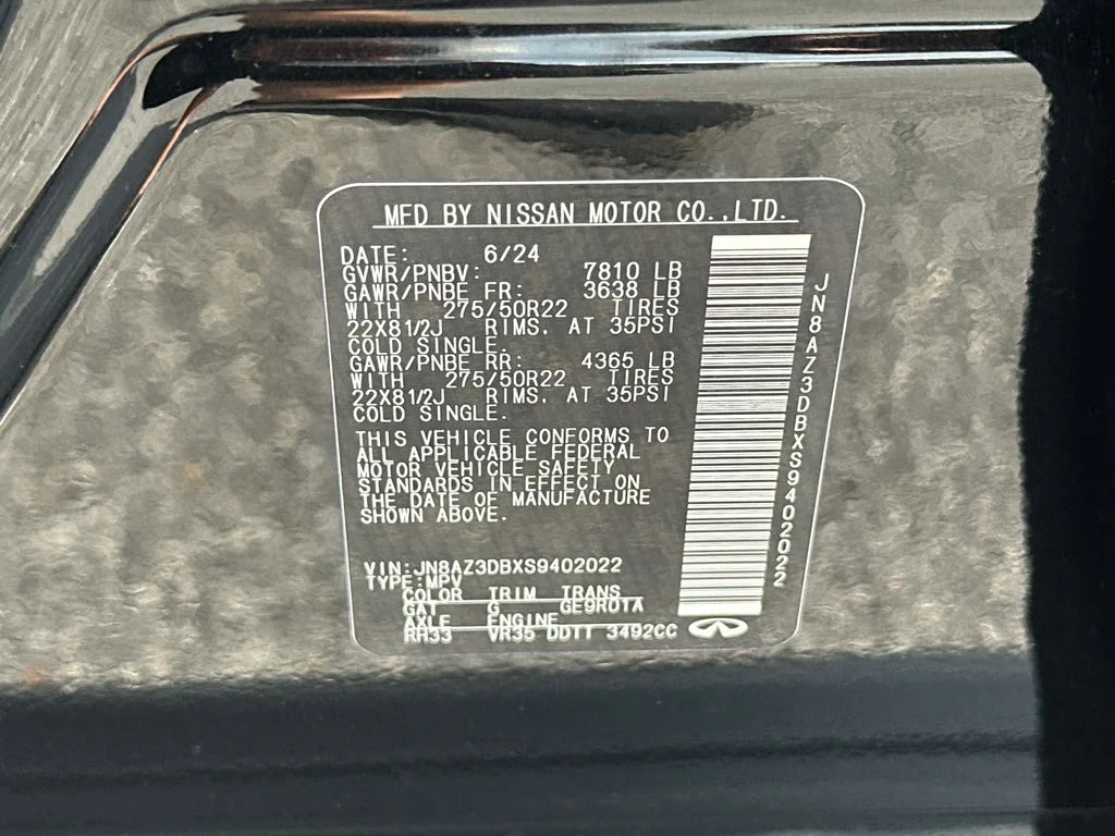 2025 INFINITI QX80 Sensory 4WD - Photo 32