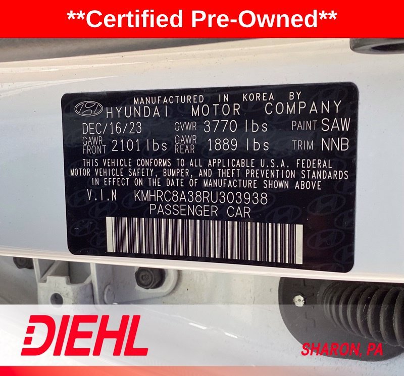 Certified Used 2024 White Hyundai SEL image 9